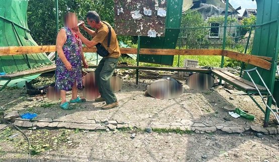 Балабине після обстрілу