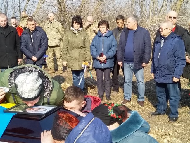 Украинского воина 58-й ОМБ Владимира Черненко похоронили 6 марта на Черниговщине 03