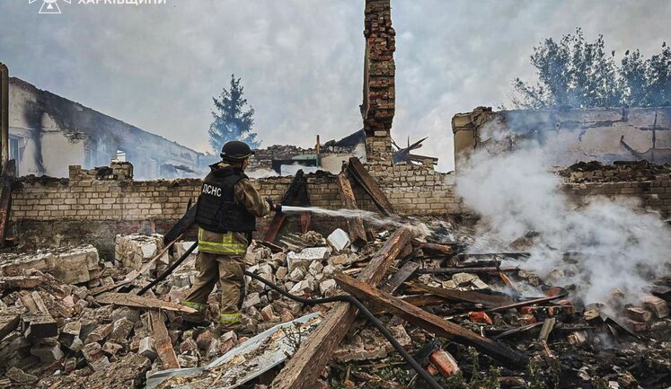 Enemy struck Kharkiv region with strike UAVs: buildings damaged, six injured. PHOTOS