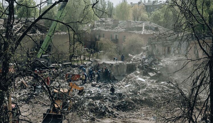 According to preliminary information, Russians used North Korean-made ballistic missile in strike on Kyiv – Zelenskyy. PHOTOS