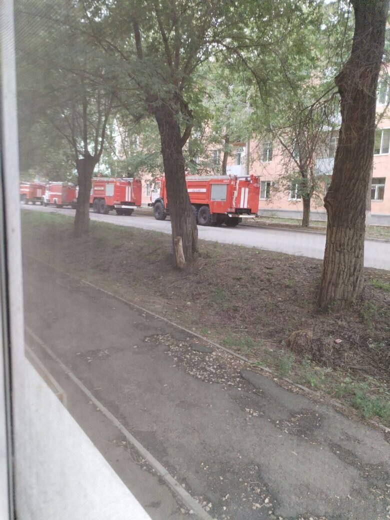 Strike on an oil refinery in Syzran