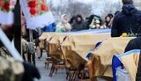 Poltava bids farewell to two families who died as a result of a Russian strike on 1 February 2025