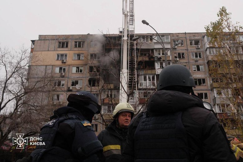 наслідки обстрілу Києва та Київщини