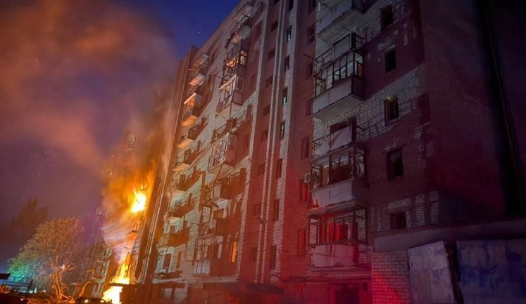 Russia carried out an air strike on Kramatorsk district: one person killed, 15 others injured. PHOTO