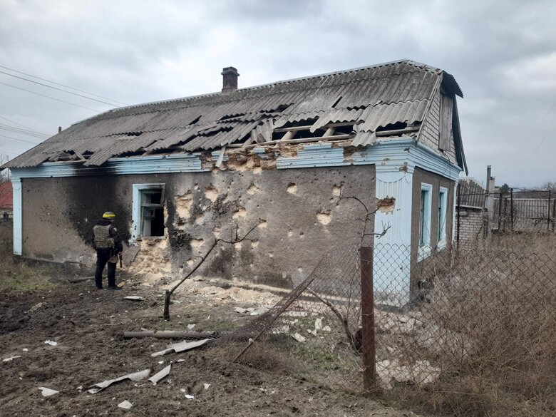Последствия вчерашнего массированного обстрела Херсона 06