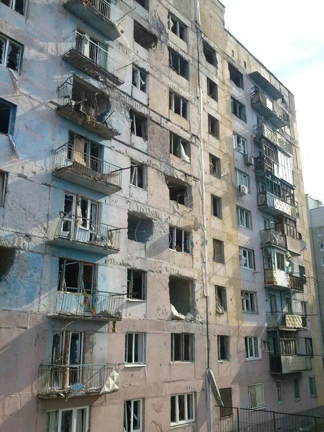 война обстрел разруха разрушения авдеевка