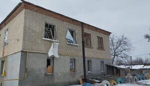 Russians attacked village of Ivashky in Kharkiv region with FPV drones, shelling humanitarian aid center. PHOTO