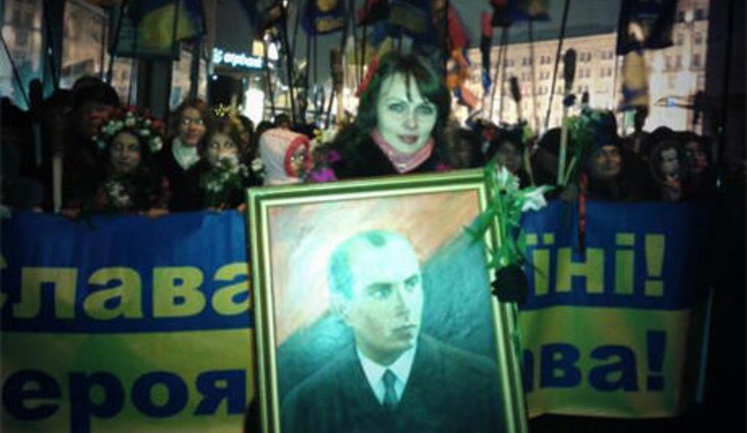 В Украине националисты празднуют день рождения Степана Бандеры. ФОТО