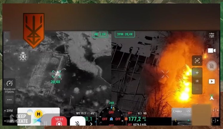 56-я бригада уничтожила технику и российскую пехоту возле Новомаркового. ВИДЕО