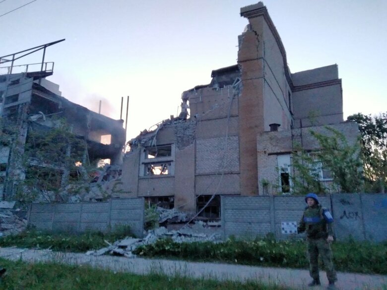 Результати вибухів у окупованому Луганську 06