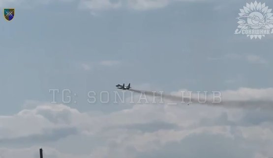 Українські пілоти винищувачів завдали ударів по місцю дислокації російських операторів БпЛА