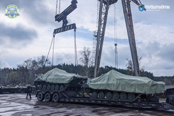 Житомирский бронетанковый завод передал ВСУ партию БМП-2 04