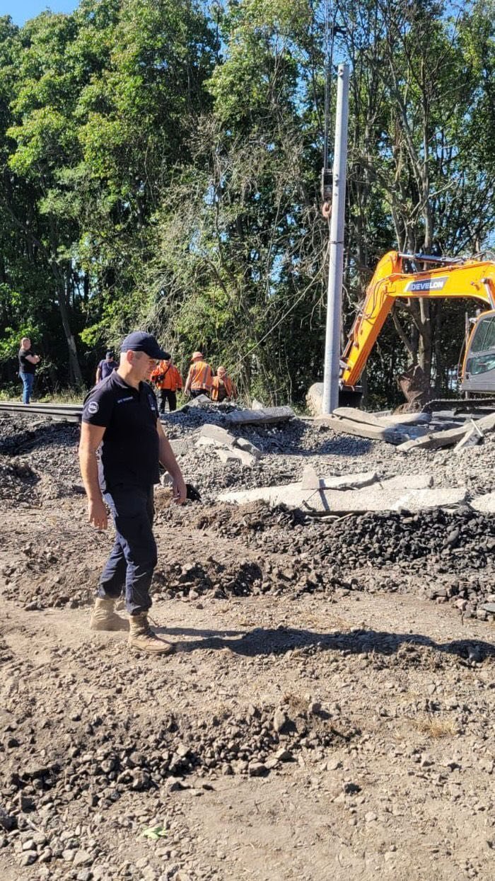 повреждение железной дороги