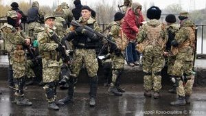 Russian forces acting in the Donbas region. PHOTO