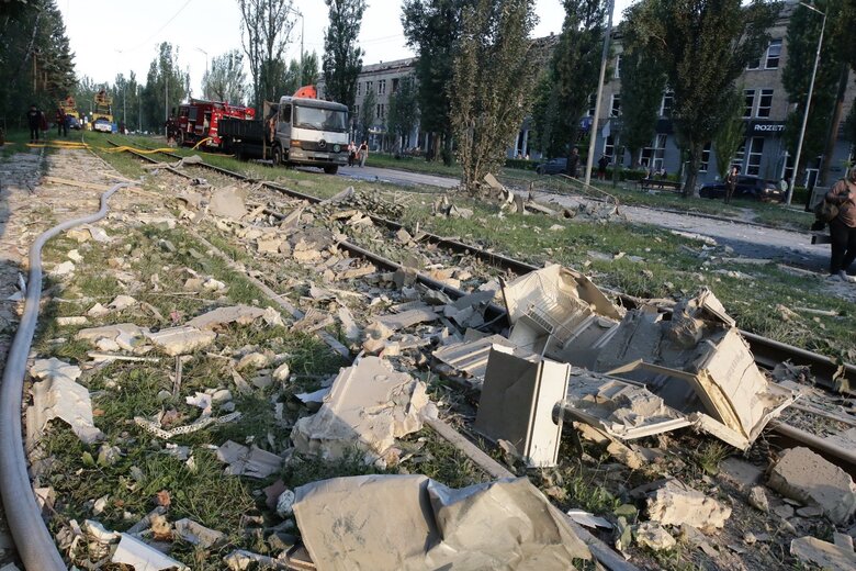 Київ після обстрілу