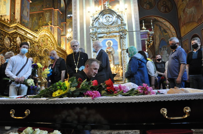 С умершим ветераном ОУН-УПА и дивизии Галичина Орестом Васкулом простились в Киеве 35