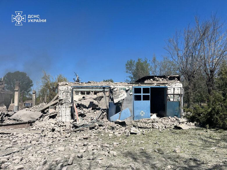 Consequences of the strike on the State Emergency Service unit in Kupiansk