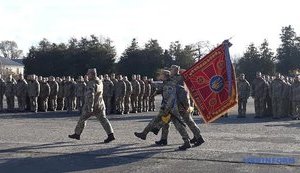 Воинов 128-й ОГШБр, вернувшихся на ротацию с Донбасса, торжественно встретили в Мукачево: за время пребывания в зоне ООС бригада потеряла 11 военнослужащих. ФОТОрепортаж