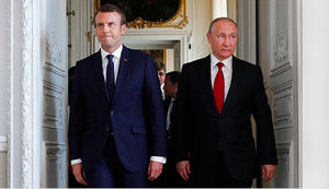 Макрон – Путину: Франция готова защищать территориальную целостность Украины