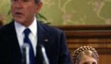 Буш встречается с Тимошенко, а потом украинский премьер побеседует с Райс тет-а-тет