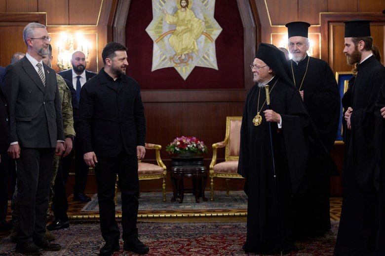 Володимир Зеленський зустрівся зі Вселенським Патріархом Варфоломієм