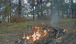 Оператори дронів 414 бригади Птахи Мадяра ліквідували окупанта на мотоциклі