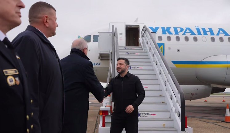 Zelenskyy arrived in London on visit. VIDEO