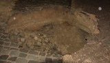В Севастополе провалилась дорога: глубина ямы 1,5 метра. ФОТОрепортаж