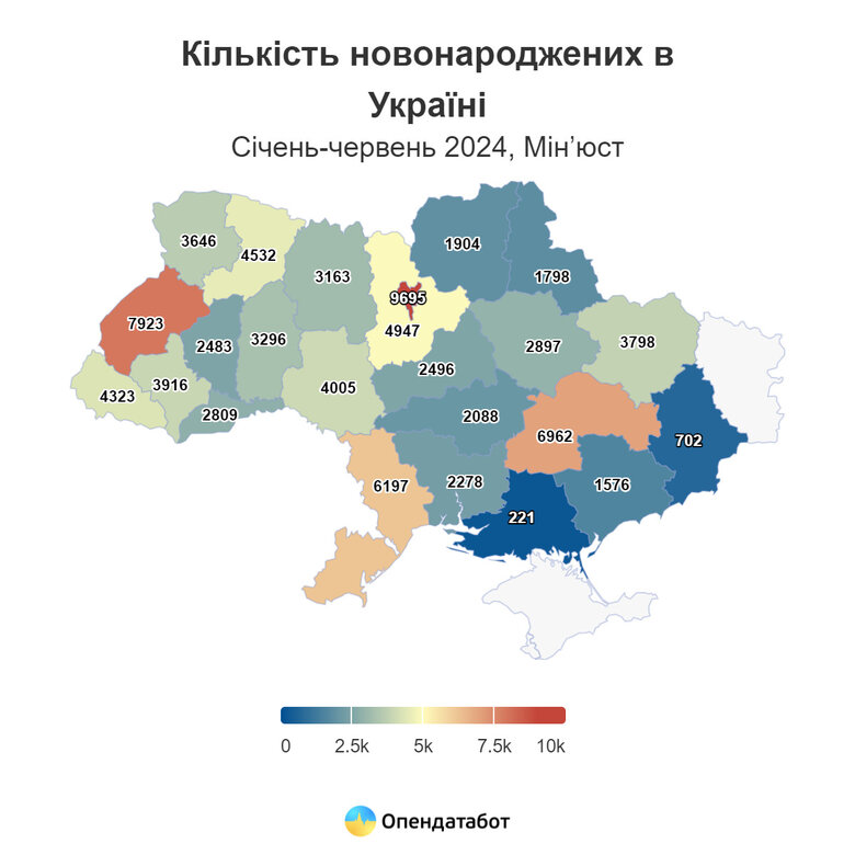 Народжуваність в Україні впала у півтора рази