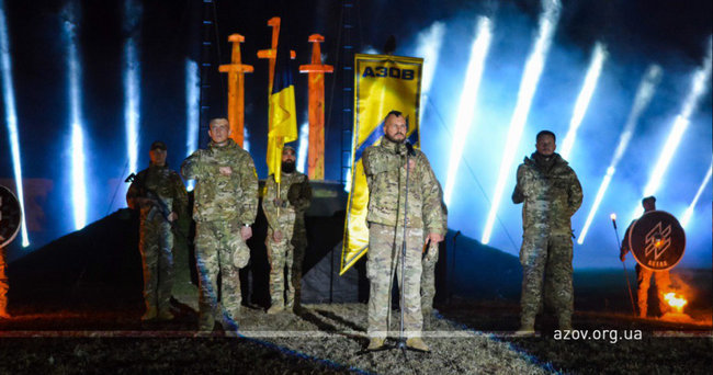 Воїни полку Азов ушанували память загиблих побратимів 08