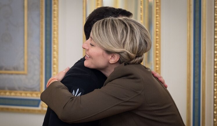 Zelenskyy meets with Canadian Foreign Minister Joly. PHOTO