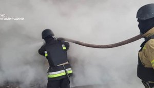 Росія атакувала об’єкт критичної інфраструктури на Житомирщині, - ДСНС. ФОТОрепортаж