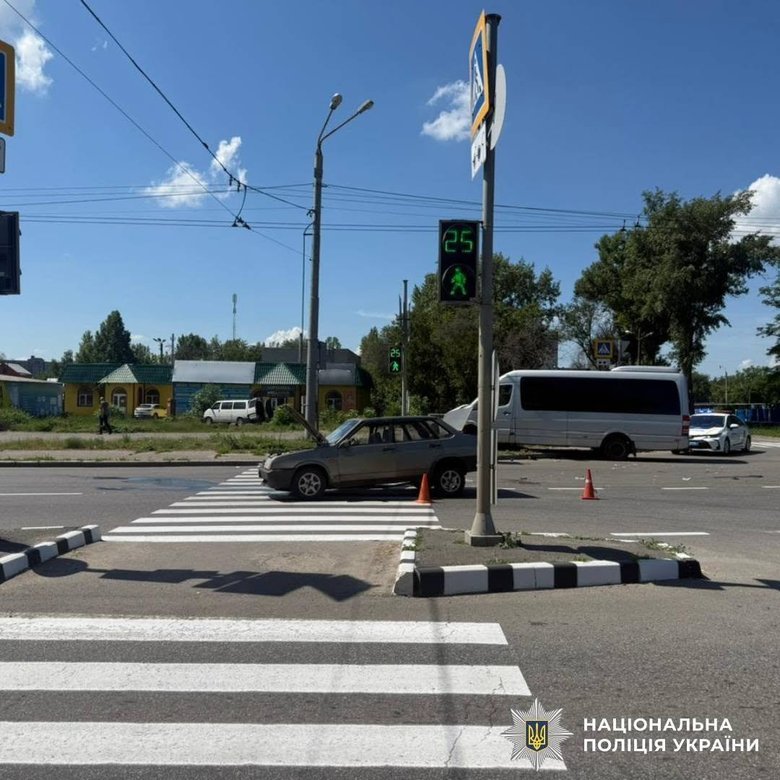 Three children injured in Kharkiv traffic accident