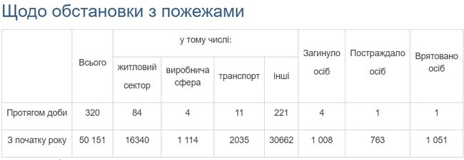 Від початку року під час пожеж загинуло 1008 осіб, - ДСНС 01