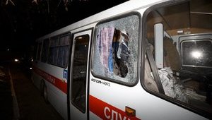 Перегар від протестувальників, страх, паніка і тотальна недовіра до влади, - Артем Шевченко про події в Нових Санжарах. ФОТОрепортаж