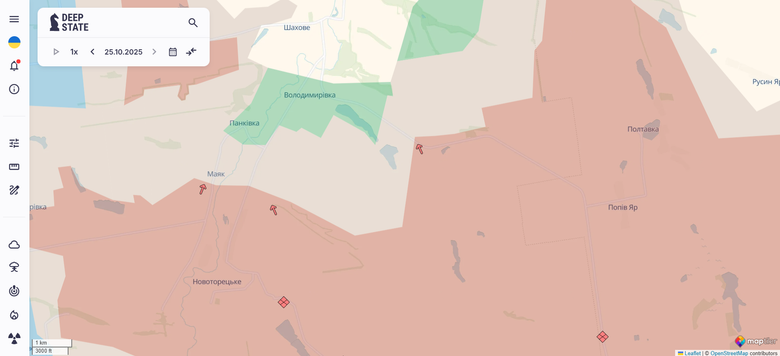 Volodymyrivka map