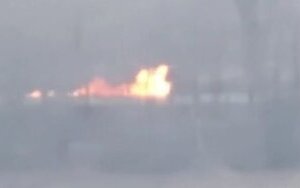 Occupier rides motorcycle and burns