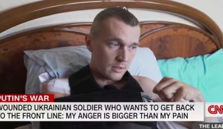 Wounded Ukrainian soldier Hudymenko surprised CNN journalists with his desire to fight again: "To return and kill them all". VIDEO