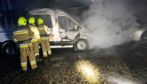 Затримано хлопця, який на замовлення спецслужб РФ підпалив авто гуманітарного розмінування. ФОТОрепортаж