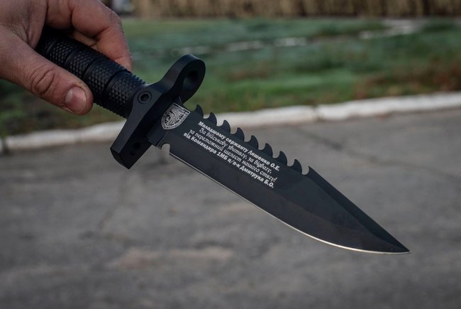 Командиру 1-го батальона 93-й ОМБр Дмитруку вручили орден Богдана Хмельницкого II степени 06