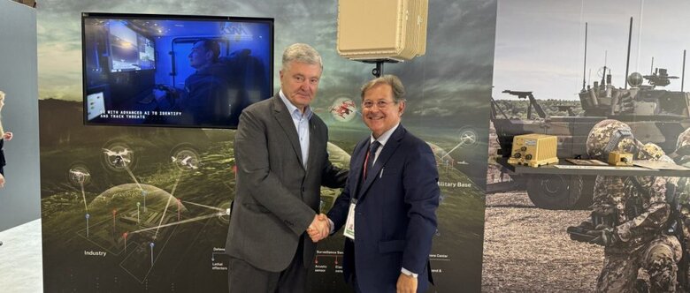 Порошенко на Eurosatory 2024