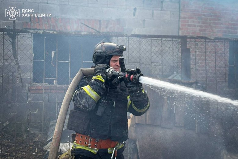 Великий Бурлук після обстрілу