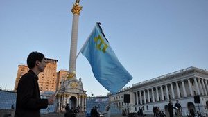 Kyiv residents commemorated Crimean Tatars on Maidan. VIDEO+PHOTOS