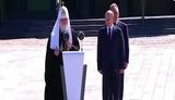 Патріарх Кирил "сердечно привітав" росіян зі "скорботним, але водночас урочистим" днем ​​початку війни між СРСР і Німеччиною. ВIДЕО