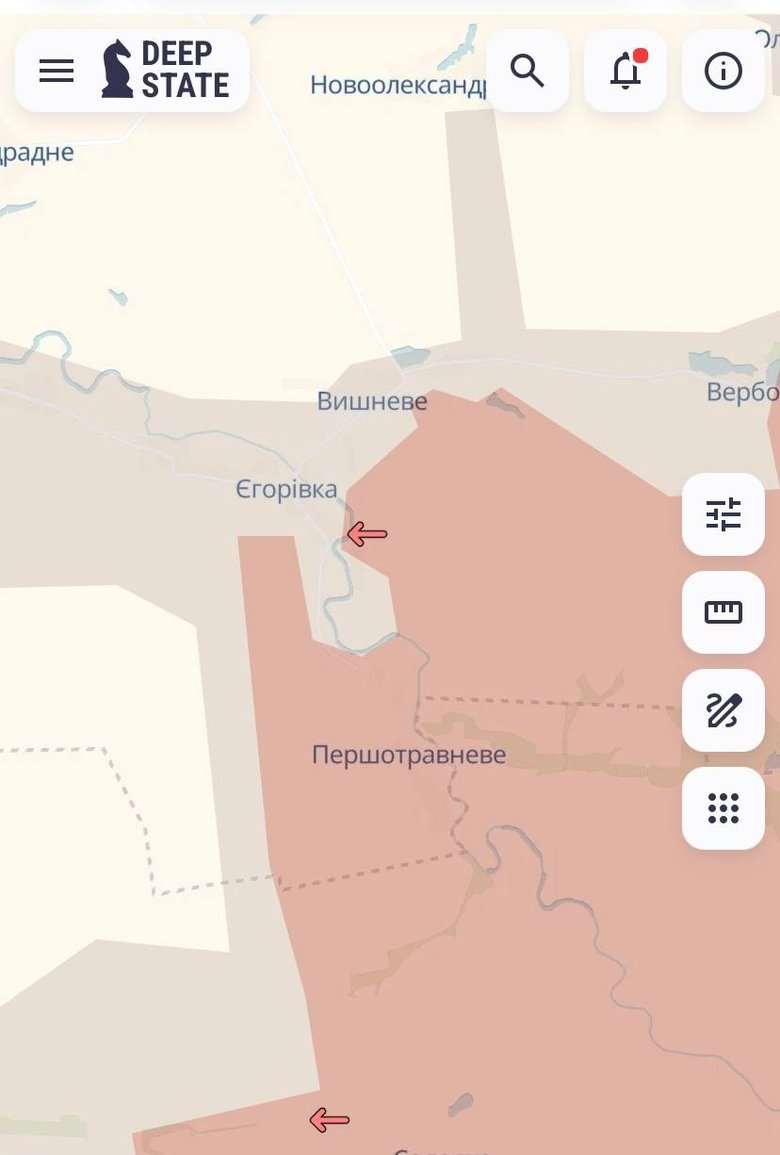 DeepState: РФ оккупировала Злагоду в Днепропетровской области