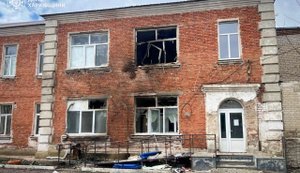 Russian forces struck hospital in Kharkiv region: three people injured. PHOTOS