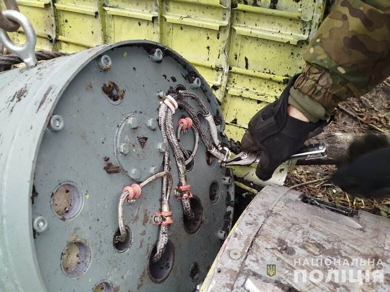 Вибухотехніки на Сумщині знешкодили частину ракети Х-101