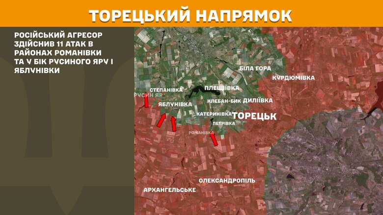 Ситуація на Торецькому напрямку за добу