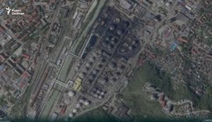 НПЗ у Туапсе втратив 24 резервуари з пальним після ударів - супутникові знімки. ВIДЕО