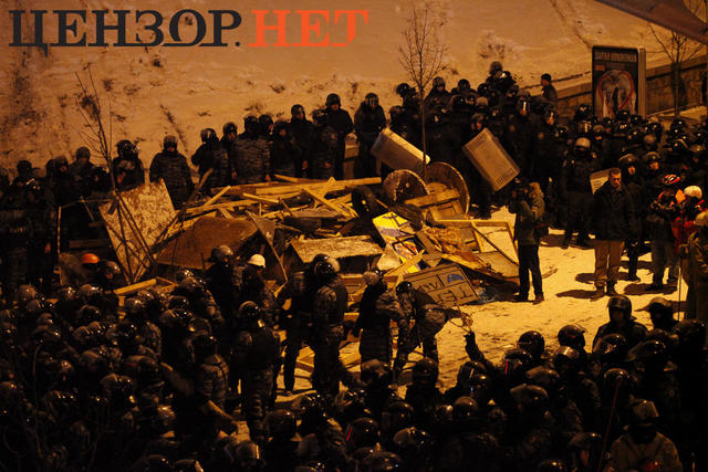 штурм евромайдана
